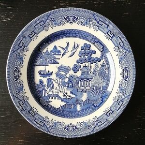 Blue Willow Broadhurst Staffordshire Ironstone Dinner Plate (Georgian Shape)